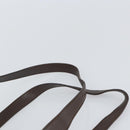 BVLGARI Tote Bag Canvas Ivory Silver Auth 161674-8