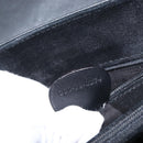 GUCCI Hand Bag Leather Gold Black Auth 161675-12