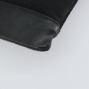 BALENCIAGA Clutch Bag Canvas Silver Black 373834 Auth 161677-10