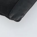 BALENCIAGA Clutch Bag Canvas Silver Black 373834 Auth 161677-11