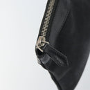 BALENCIAGA Clutch Bag Canvas Silver Black 373834 Auth 161677-12