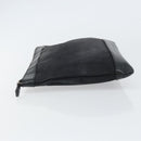 BALENCIAGA Clutch Bag Canvas Silver Black 373834 Auth 161677-5