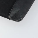 BALENCIAGA Clutch Bag Canvas Silver Black 373834 Auth 161677-9
