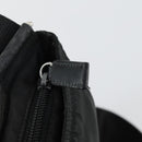 PRADA Shoulder Bag Nylon Black Silver Auth 161687-10