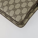 GUCCI GG Supreme Web Sherry Line Umhängetasche PVC Beige 14 02 013 Auth 161689-17