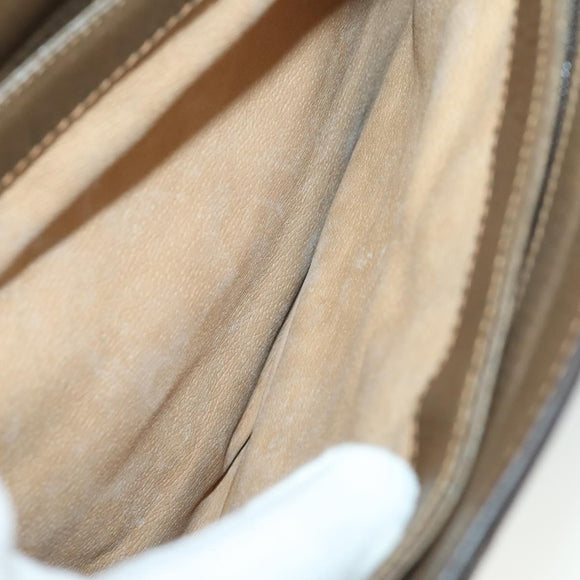 GUCCI GG Supreme Web Sherry Line Umhängetasche PVC Beige 14 02 013 Auth 161689