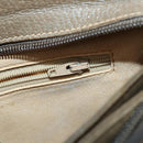 GUCCI GG Supreme Web Sherry Line Umhängetasche PVC Beige 14 02 013 Auth 161689-23