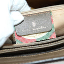 GUCCI GG Supreme Web Sherry Line Umhängetasche PVC Beige 14 02 013 Auth 161689-24