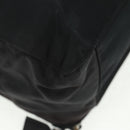 PRADA Hand Bag Nylon Black Silver Auth 161692-14