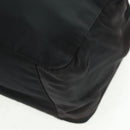 PRADA Hand Bag Nylon Black Silver Auth 161692-15