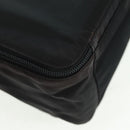 PRADA Hand Bag Nylon Black Silver Auth 161692-16