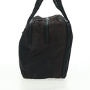 PRADA Hand Bag Nylon Black Silver Auth 161692-3