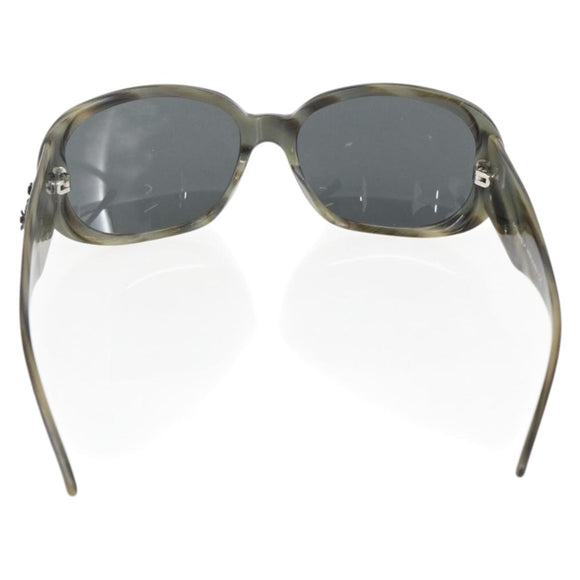 CHANEL Camelia Sunglasses plastic Gray 5113-A CC Auth 161696