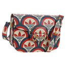 GUCCI Horsebit 1955 Shoulder Bag Leather Multicolor Gold 602204 Auth 161700SAM-1