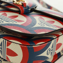 GUCCI Horsebit 1955 Shoulder Bag Leather Multicolor Gold 602204 Auth 161700SAM-11