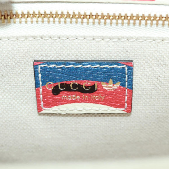GUCCI Horsebit 1955 Shoulder Bag Leather Multicolor Gold 602204 Auth 161700SAM