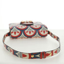 GUCCI Horsebit 1955 Shoulder Bag Leather Multicolor Gold 602204 Auth 161700SAM-7