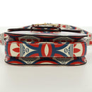 GUCCI Horsebit 1955 Shoulder Bag Leather Multicolor Gold 602204 Auth 161700SAM-9