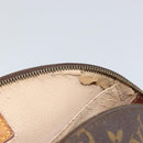 LOUIS VUITTON Monogram Trousse Demi Ronde Cosmetic Pouch M47520 LV Auth 161707-9