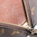 LOUIS VUITTON Monogram Trousse Demi Ronde Cosmetic Pouch M47520 LV Auth 161707-12