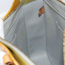 LOUIS VUITTON Monogram Vernis Columbus Tote Bag Gris M91028 LV Auth 161709-20