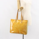 LOUIS VUITTON Monogram Vernis Columbus Tote Bag Gris M91028 LV Auth 161709-23