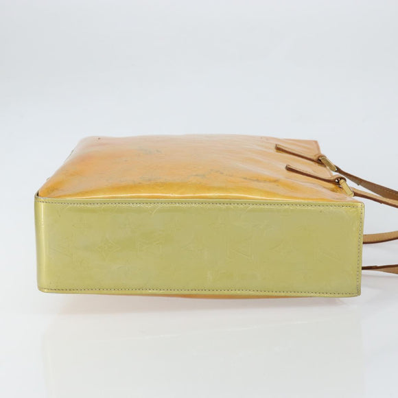 LOUIS VUITTON Monogram Vernis Columbus Tote Bag Gris M91028 LV Auth 161709