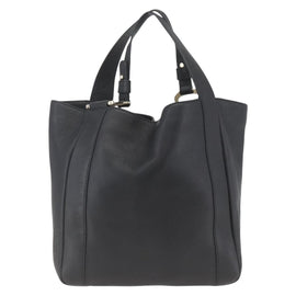 GUCCI Tote Bag Leather Black Gold 257051 Auth 161715V - 0