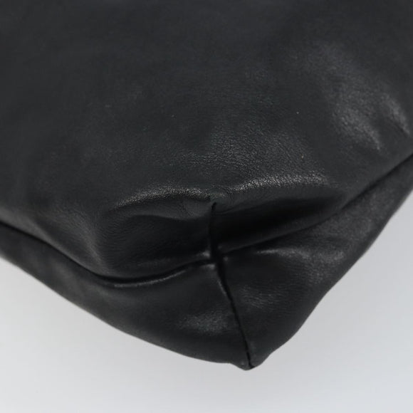 GUCCI Shoulder Bag Leather Black 001 3378 3754 Auth 161717