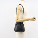GUCCI Shoulder Bag Leather Black 001 3378 3754 Auth 161717-21