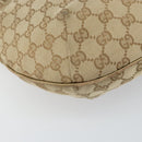GUCCI GG Canvas Shoulder Bag Beige Gold 181092 Auth 161718-16