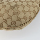 GUCCI GG Canvas Shoulder Bag Beige Gold 181092 Auth 161718-17