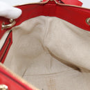 GUCCI GG Canvas Valentine Hand Bag 2way Beige Gold 309122 Auth 161721V-23