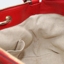 GUCCI GG Canvas Valentine Hand Bag 2way Beige Gold 309122 Auth 161721V-24