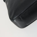 GUCCI Bamboo Hand Bag Leather 2way Black Gold 001 1705 1638 Auth 161722-13