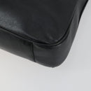 GUCCI Bamboo Hand Bag Leather 2way Black Gold 001 1705 1638 Auth 161722-14
