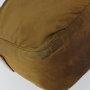 PRADA Shoulder Bag Nylon Beige Silver Auth 161725-16