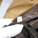 PRADA Shoulder Bag Nylon Beige Silver Auth 161725-11
