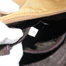 PRADA Shoulder Bag Nylon Beige Silver Auth 161725-12
