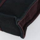 HERMES Fourre Tout PM Hand Bag Canvas Black Auth 161726-10