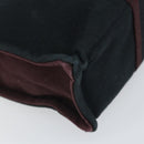 HERMES Fourre Tout PM Hand Bag Canvas Black Auth 161726-11