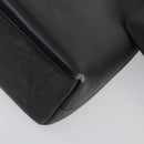 GUCCI Bamboo Shoulder Bag Leather Black Gold 001 1998 1883 Auth 161727-10