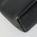 GUCCI Bamboo Shoulder Bag Leather Black Gold 001 1998 1883 Auth 161727-11