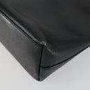 GUCCI Bamboo Shoulder Bag Leather Black Gold 001 1998 1883 Auth 161727-12