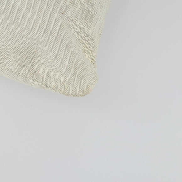 HERMES Aline PM Shoulder Bag Cotton Beige Gold Auth 161728