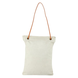 HERMES Aline PM Shoulder Bag Cotton Beige Gold Auth 161728 - 0
