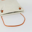 HERMES Aline PM Shoulder Bag Cotton Beige Gold Auth 161728-7