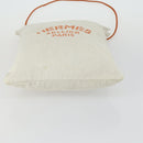 HERMES Aline PM Shoulder Bag Cotton Beige Gold Auth 161728-5