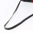 GUCCI GG Canvas Web Sherry Line Shoulder Bag Black Red Green Auth 161730-7