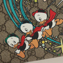 GUCCI GG Supreme Donald duck Hand Bag PVC 2way Beige Gold 648134 Auth 161733SAM-17